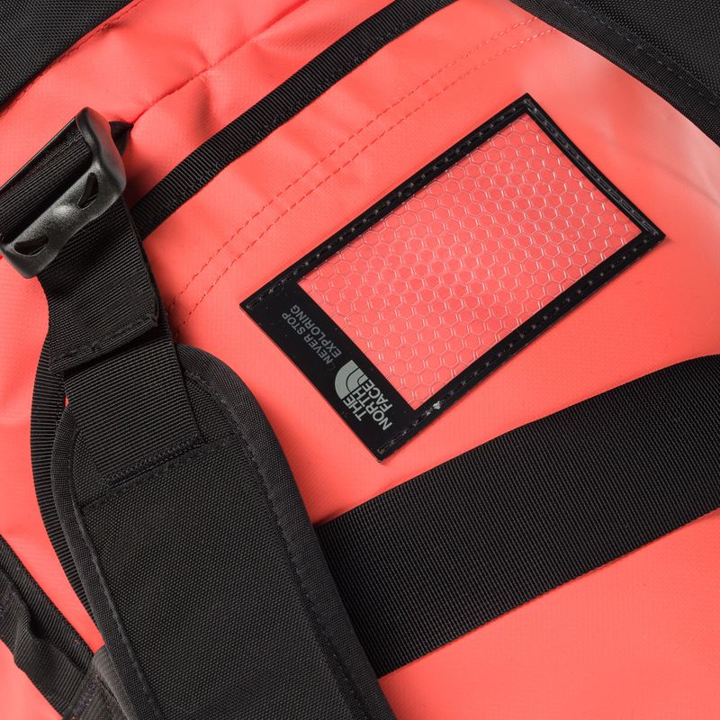 Torba podróżna The North Face Base Camp Duffel M 71 l retro orange/black 4