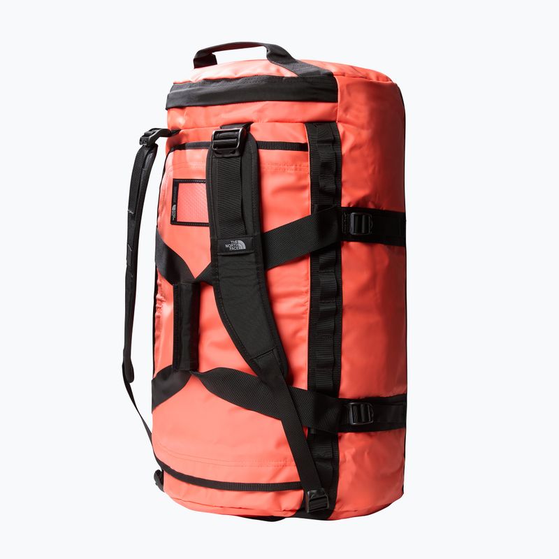 Torba podróżna The North Face Base Camp Duffel M 71 l retro orange/black 9