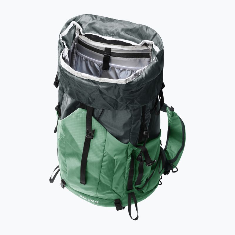 Plecak turystyczny The North Face Trail Lite 64 l deep grass green/asphalt grey 5