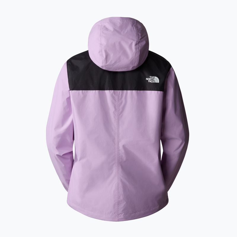 Kurtka przeciwdeszczowa damska The North Face Antora black/lupine 2