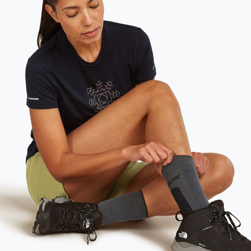 Skarpety damskie icebreaker Merino Hike+ Medium Crew obsidian/black 4