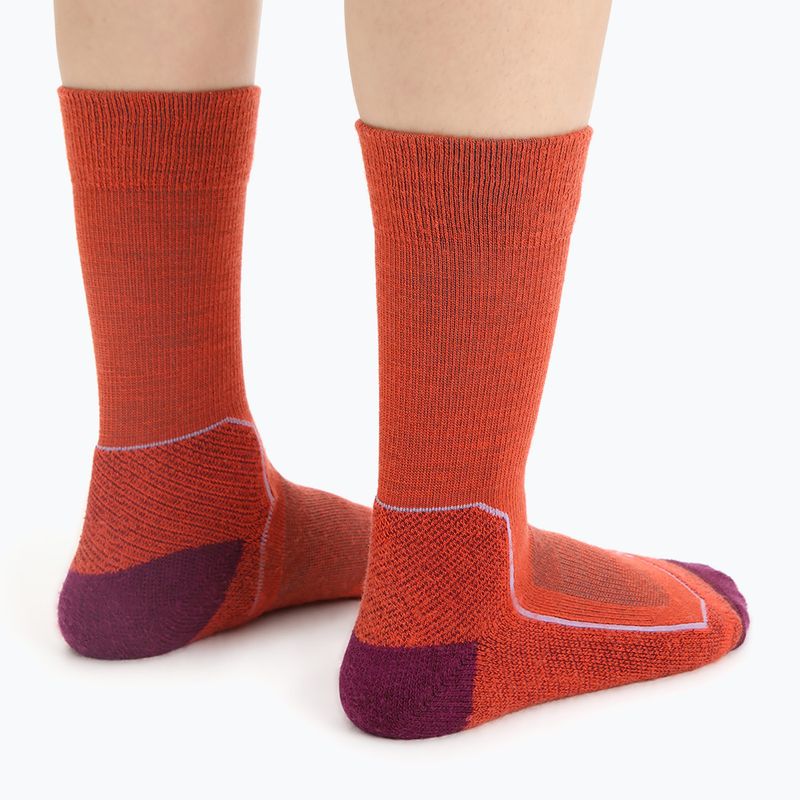 Skarpety damskie icebreaker Hike+ Light Crew red 4