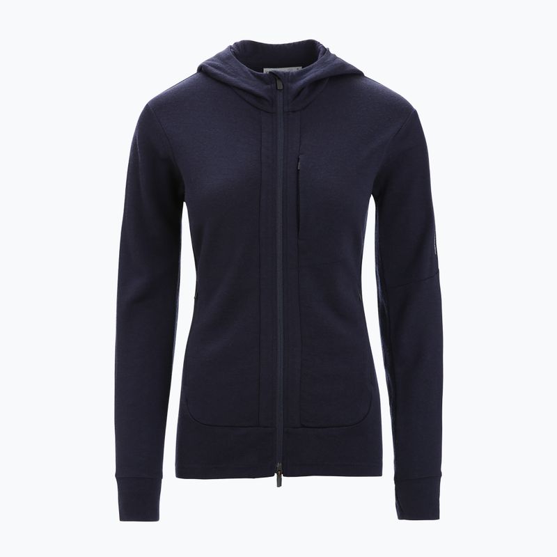 Bluza trekkingowa damska icebreaker Quantum III Zip Hood midnight navy 6