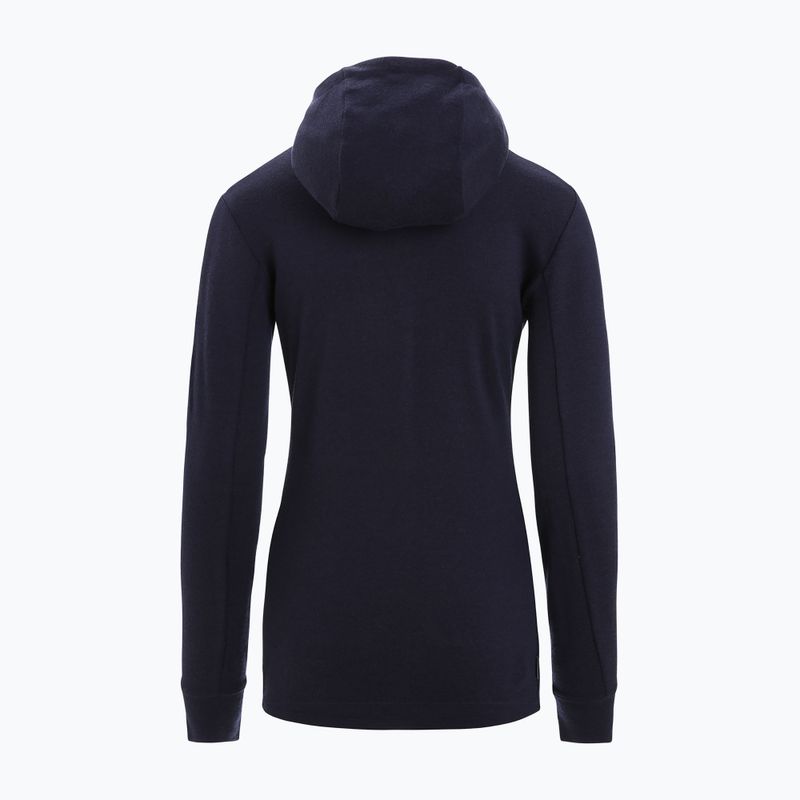 Bluza trekkingowa damska icebreaker Quantum III Zip Hood midnight navy 7