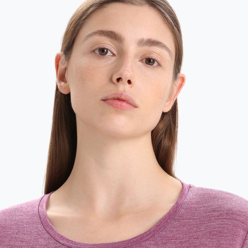 Longsleeve trekkingowy damski icebreaker Sphere II go berry 4