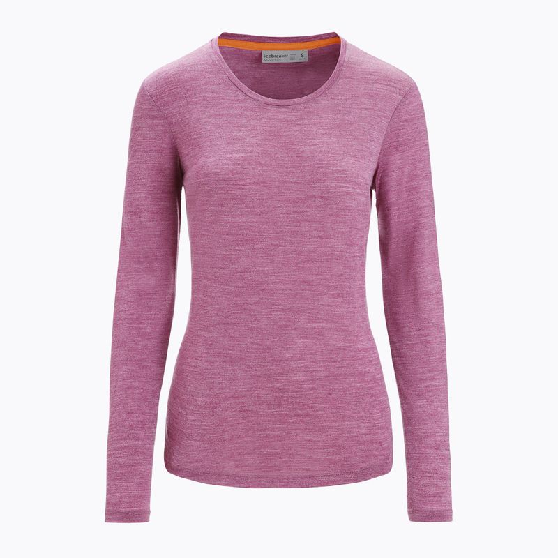 Longsleeve trekkingowy damski icebreaker Sphere II go berry 6