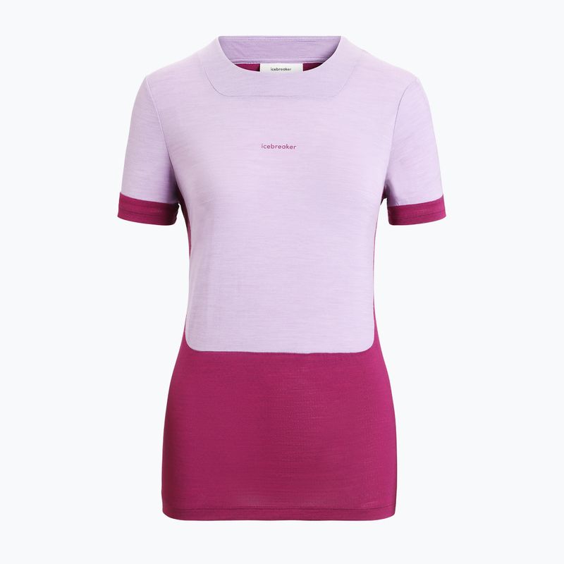 Koszulka trekkingowa damska icebreaker Zoneknit purple gaze 6