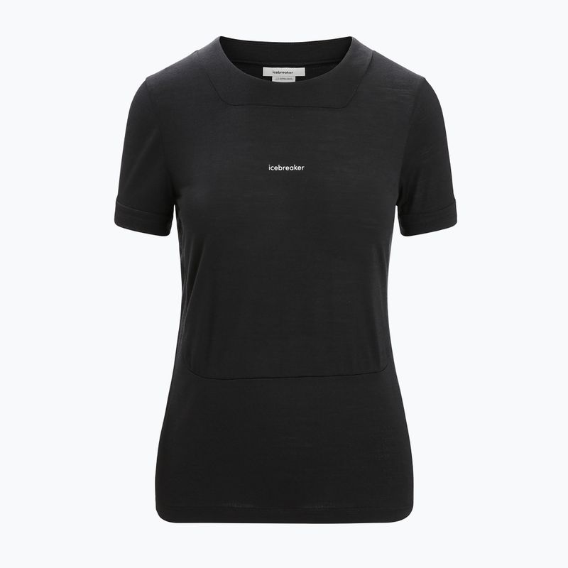Koszulka trekkingowa damska icebreaker Zoneknit black 7