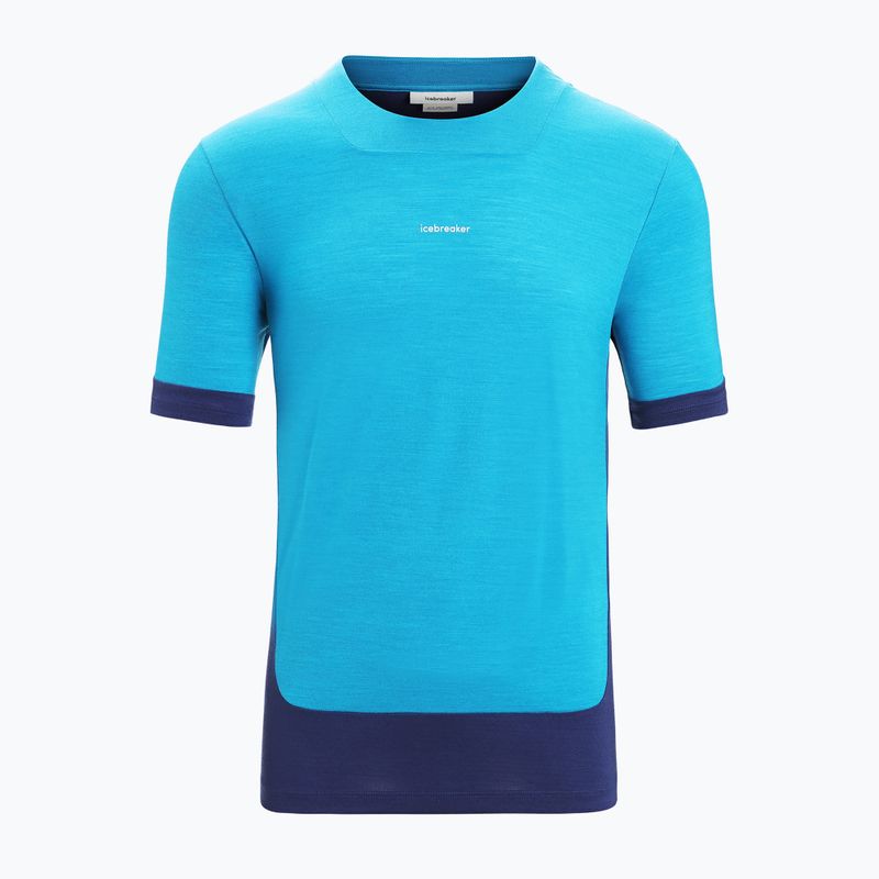 Koszulka trekkingowa męska icebreaker Zoneknit geo blue 6