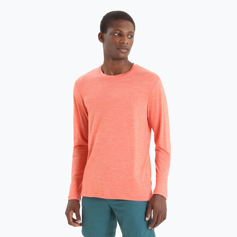 Longsleeve trekkingowy męski icebreaker Sphere II red