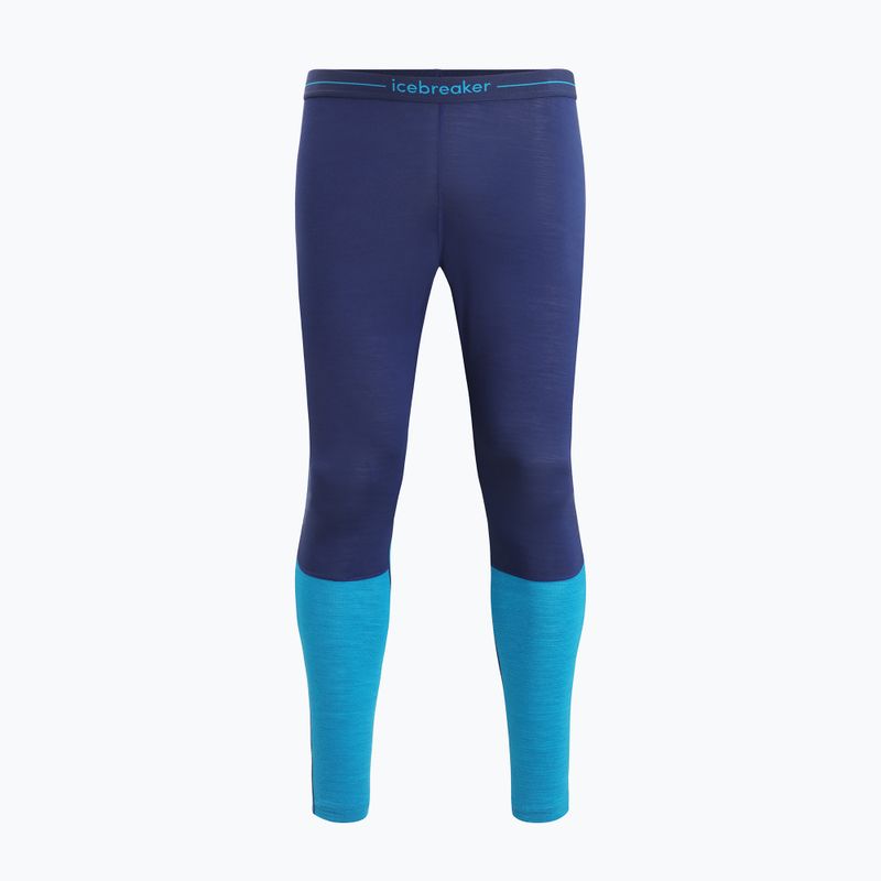 Spodnie termoaktywne męskie icebreaker 125 Zoneknit geo blue 7