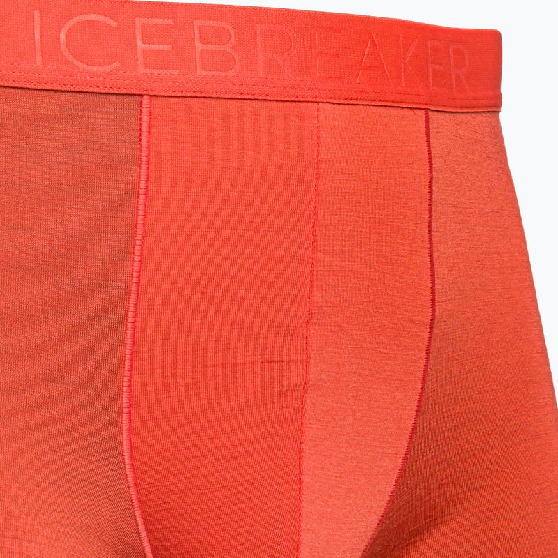 Bokserki termoaktywne męskie icebreaker Anatomica Cool-Lite red 3