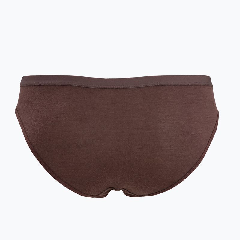 Majtki termoaktywne damskie Icebreaker Siren Bikini umber 2