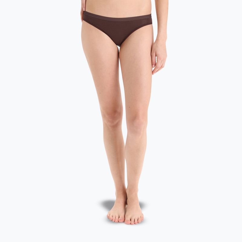 Majtki termoaktywne damskie Icebreaker Siren Bikini umber 3