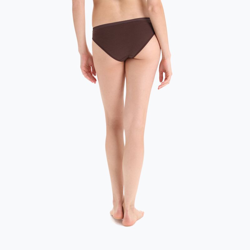 Majtki termoaktywne damskie Icebreaker Siren Bikini umber 5