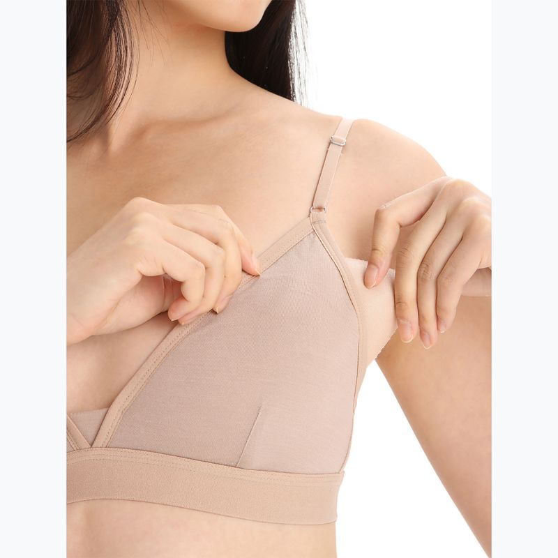Biustonosz termoaktywny icebreaker Merino 150 Siren Bra Inserts praline 9