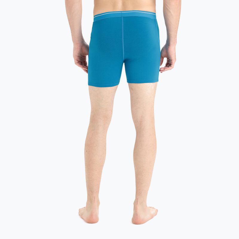 Bokserki termoaktywne męskie icebreaker Anatomica geo blue 5