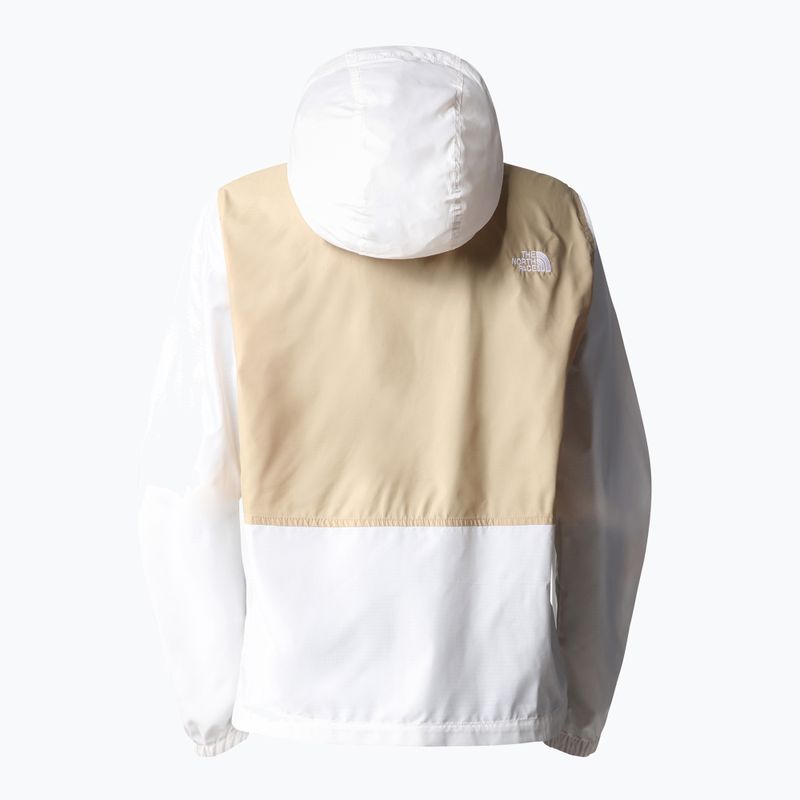 Kurtka przeciwwiatrowa damska The North Face Cyclone 3 gardenia white/khaki stone 2