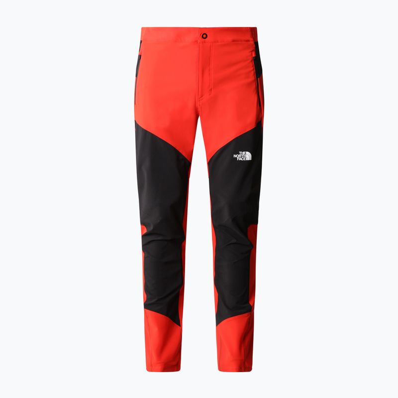 Spodnie trekkingowe męskie The North Face Felik Slim Tapered fiery red/black