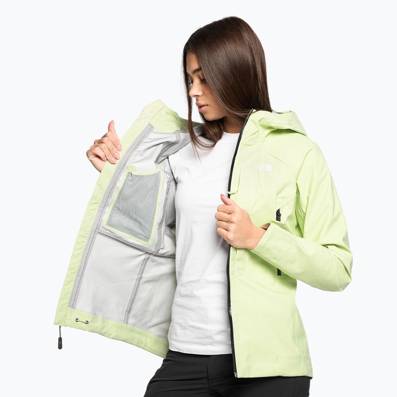 Kurtka przeciwdeszczowa damska The North Face Stolemberg 3L Dryvent lime cream 4