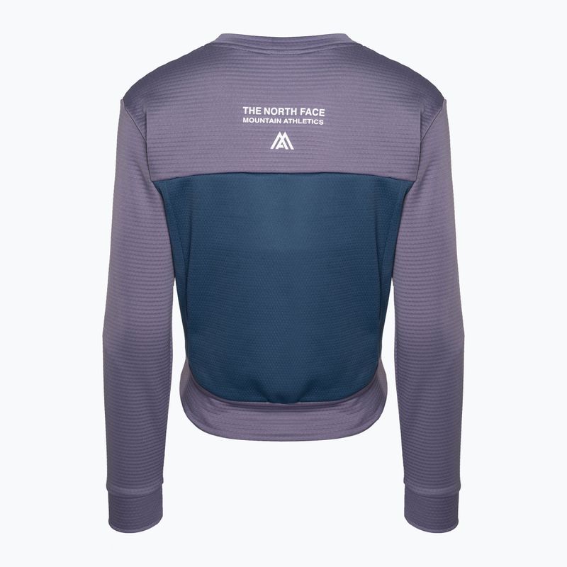Bluza trekkingowa damska The North Face Mountain Athletics Crew Neck Fleece lunar slate/shady blue 2