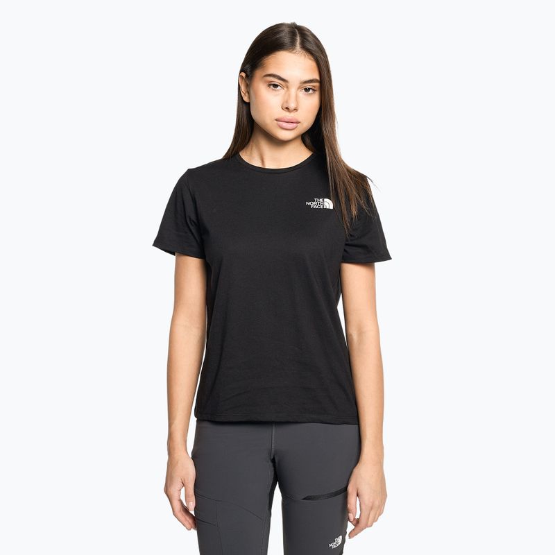 Koszulka trekkingowa damska The North Face Foundation Graphic black/gardenia white