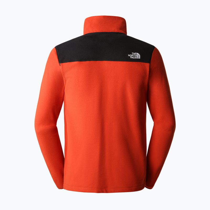 Bluza trekkingowa męska The North Face Homesafe Full Zip Fleece rusted bronze/black 2