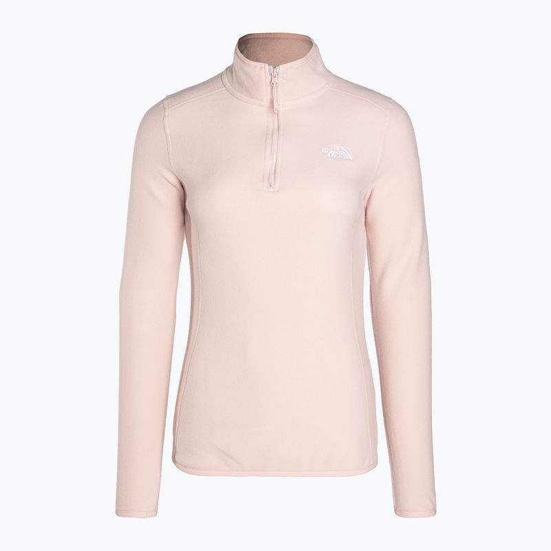 Bluza damska The North Face 100 Glacier 1/4 Zip pink moss 4