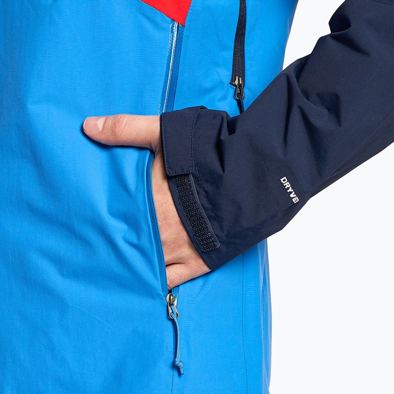Kurtka przeciwdeszczowa męska The North Face Stratos super sonic blue/fiery red/summit navy 4