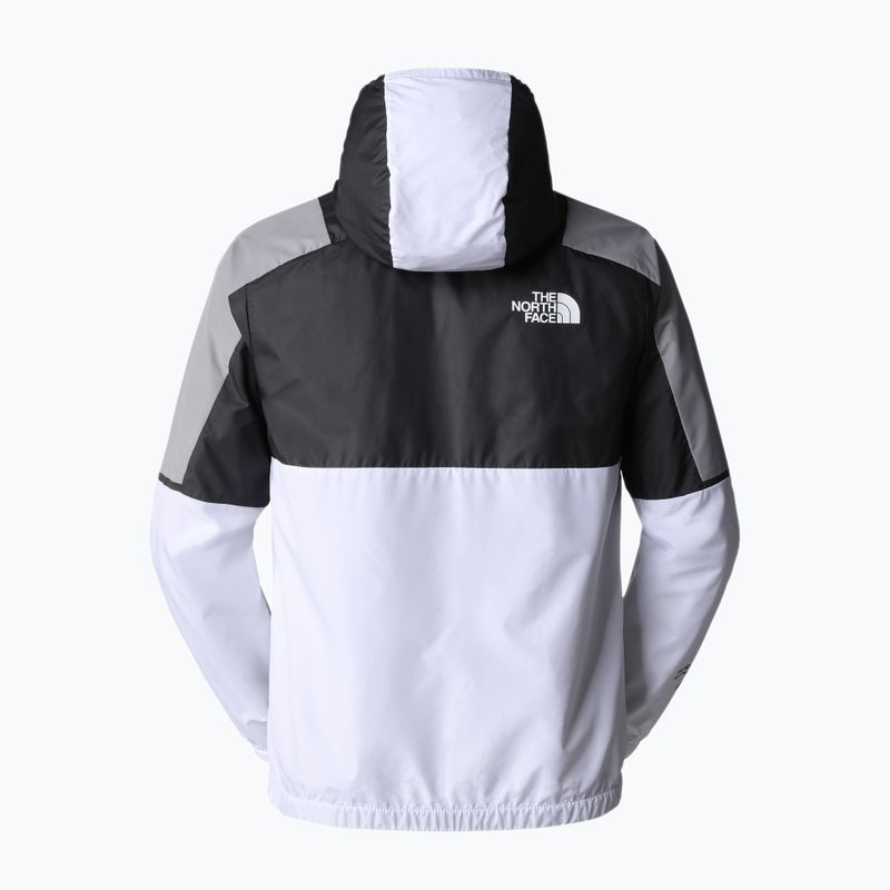 Kurtka przeciwwiatrowa męska The North Face Mountain Athletics Wind Full Zip white/asphalt grey 7