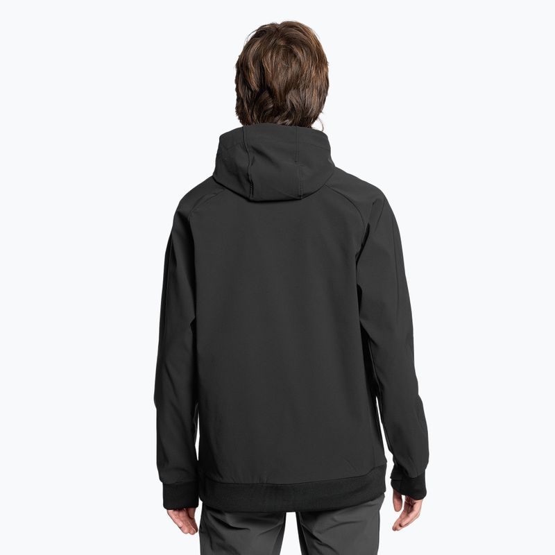 Kurtka softshell męska The North Face Tekno Logo Hoodie black/white 2