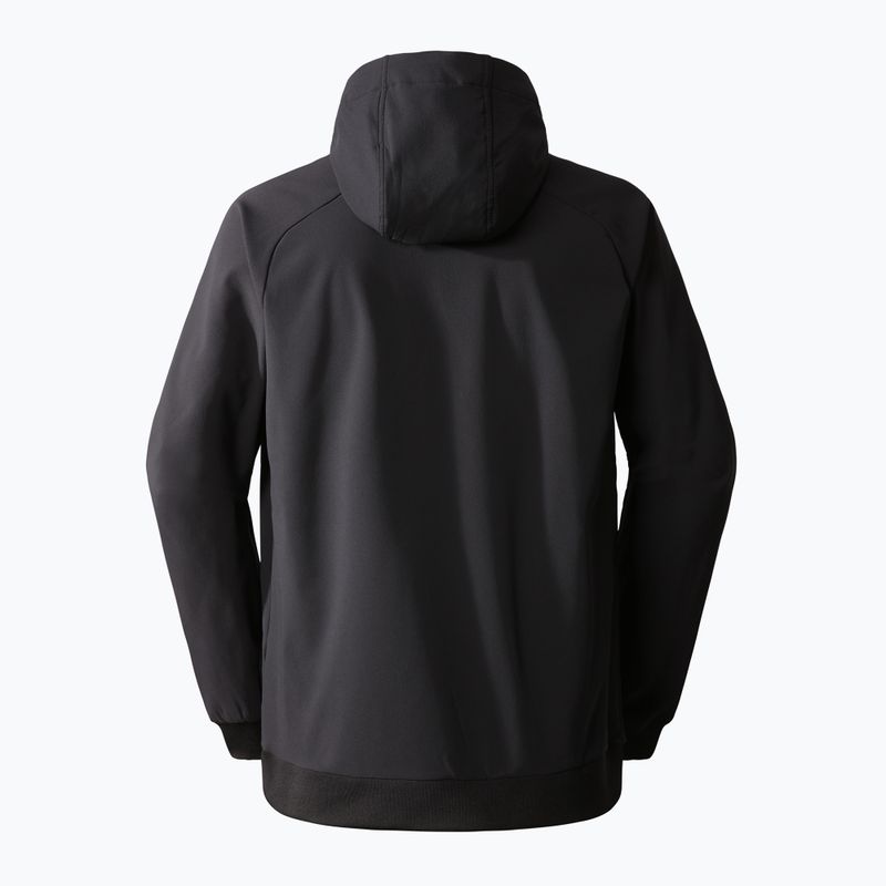 Kurtka softshell męska The North Face Tekno Logo Hoodie black/white 7