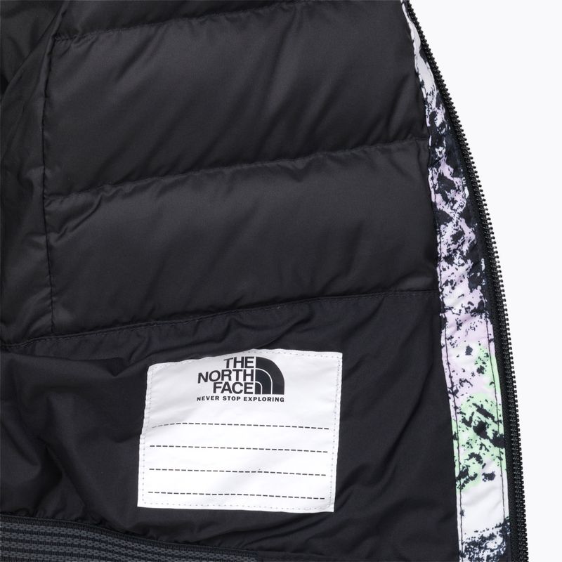 Kurtka puchowa dziecięca The North Face Pallie Down lavender fog mountaintop print 6