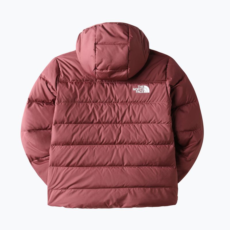 Kurtka dziecięca The North Face Reversible North Down Hooded wild ginger 2