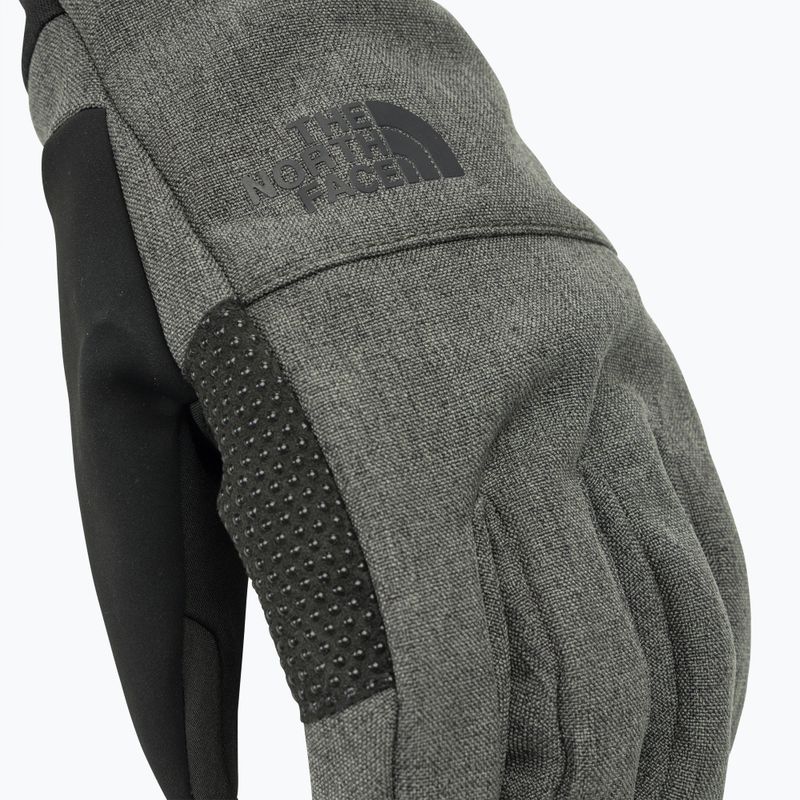 Rękawiczki trekkingowe męskie The North Face Apex Etip dark grey heather 4