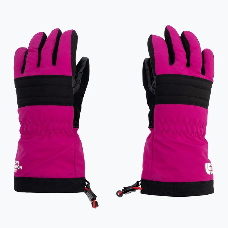 Rękawice narciarskie dziecięce The North Face Montana Ski fuschia pink/black 2