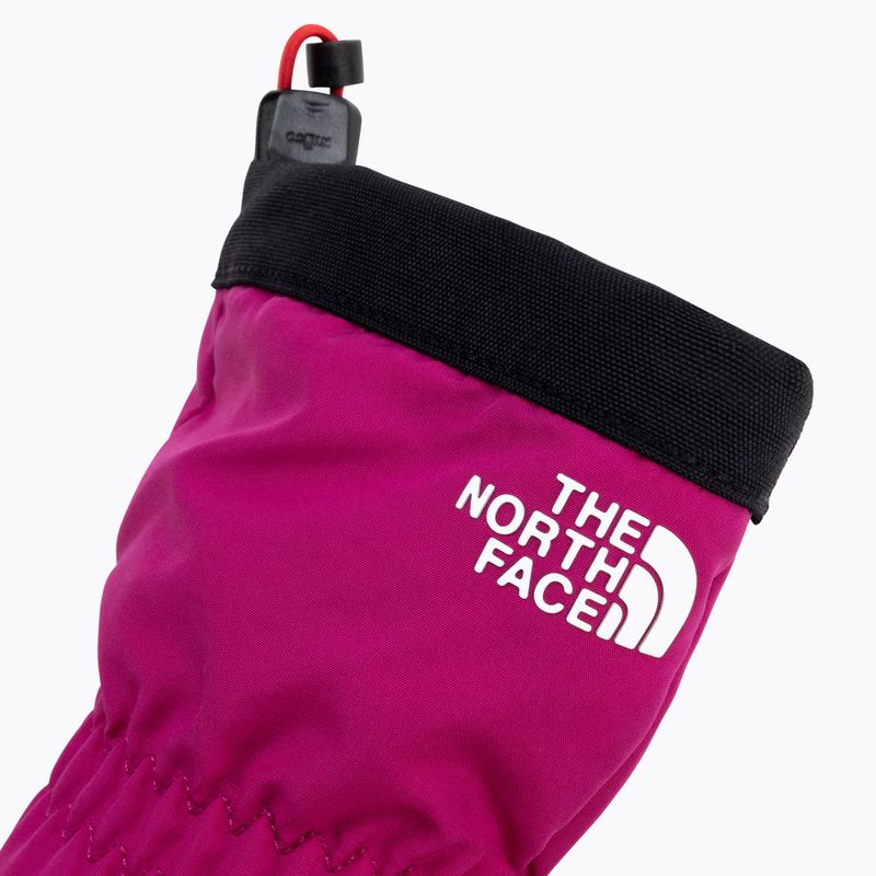 Rękawice narciarskie dziecięce The North Face Montana Ski fuschia pink/black 4