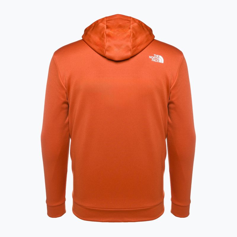 Bluza męska The North Face Reaxion Fleece P/O Hoodie rustet bronze/ asphalt grey 2