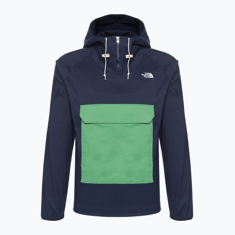 Kurtka przeciwwiatrowa męska The North Face Class V Pullover summit navy/deep green grass