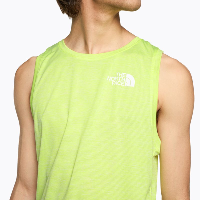 Koszulka trekkingowa męska The North Face Mountain Athletics Tank led yellow white heather/asphalt 3