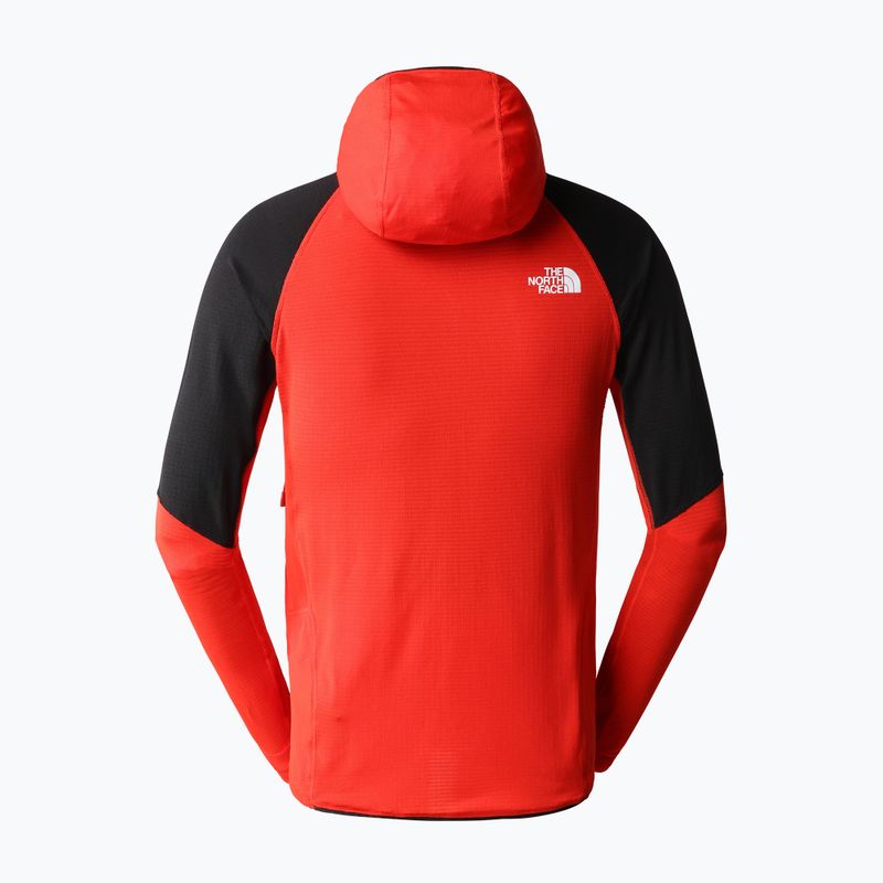 Bluza męska The North Face Bolt Polartec Hoodie fiery red/black 2