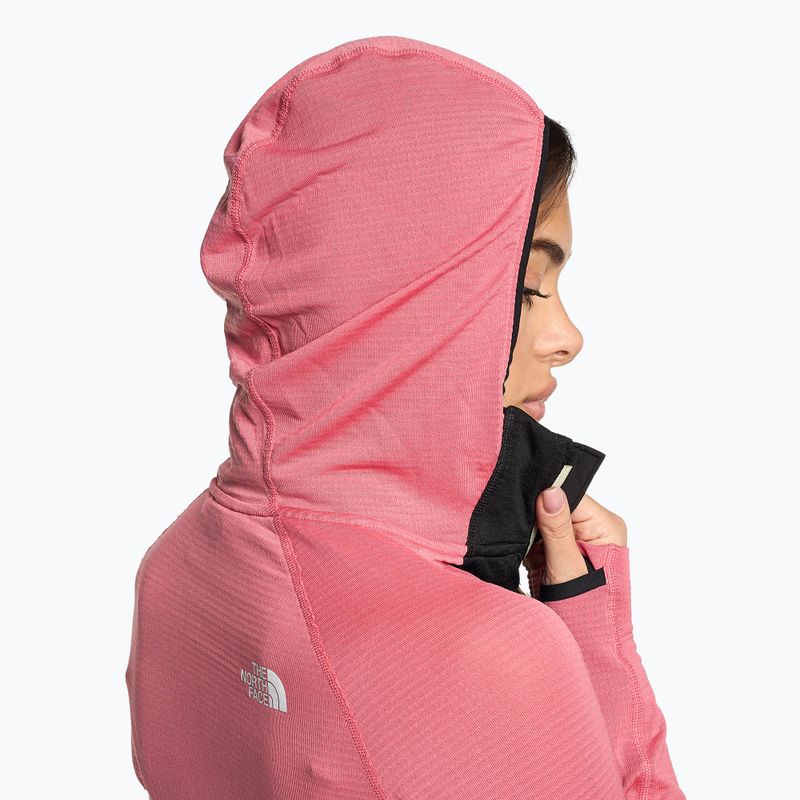 Bluza damska The North Face Bolt Polartec Hoodie cosmo pink/black 3