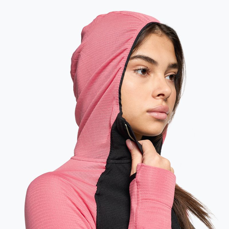 Bluza damska The North Face Bolt Polartec Hoodie cosmo pink/black 4