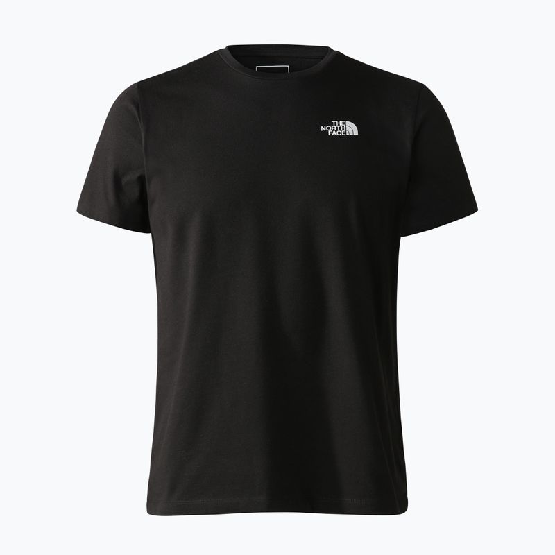 Koszulka trekkingowa męska The North Face Foundation Graphic black/retro orange