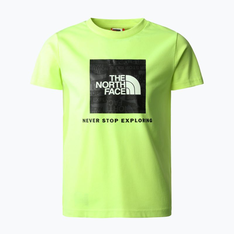 Koszulka dziecięca The North Face Redbox led yellow