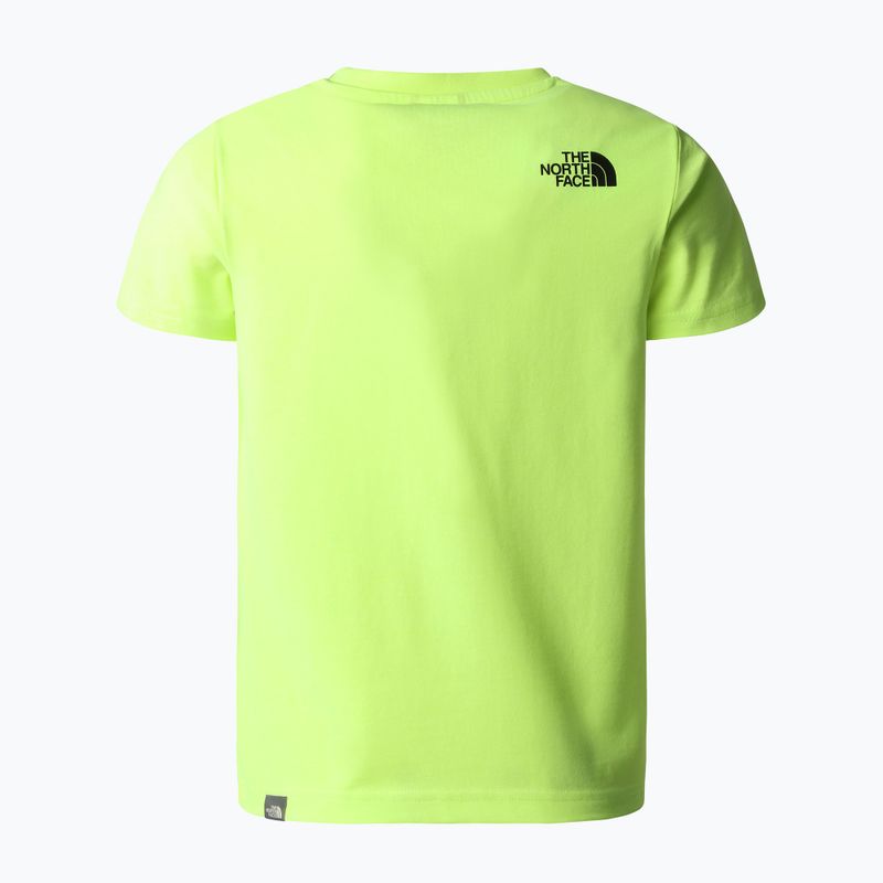 Koszulka dziecięca The North Face Redbox led yellow 2
