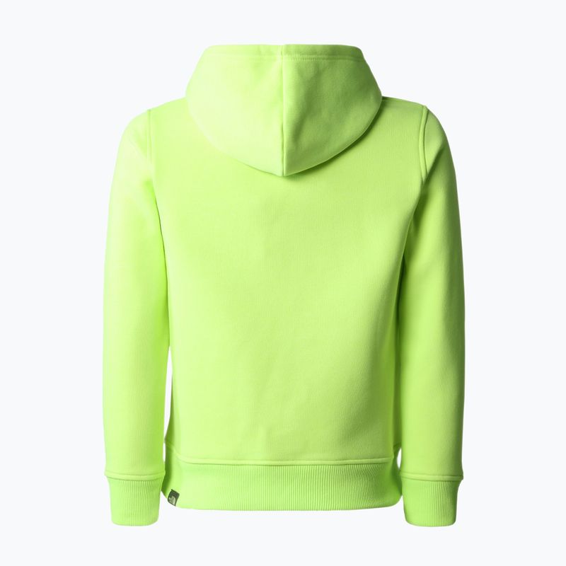 Bluza trekkingowa dziecięca The North Face Drew Peak P/O Hoodie led yellow 2