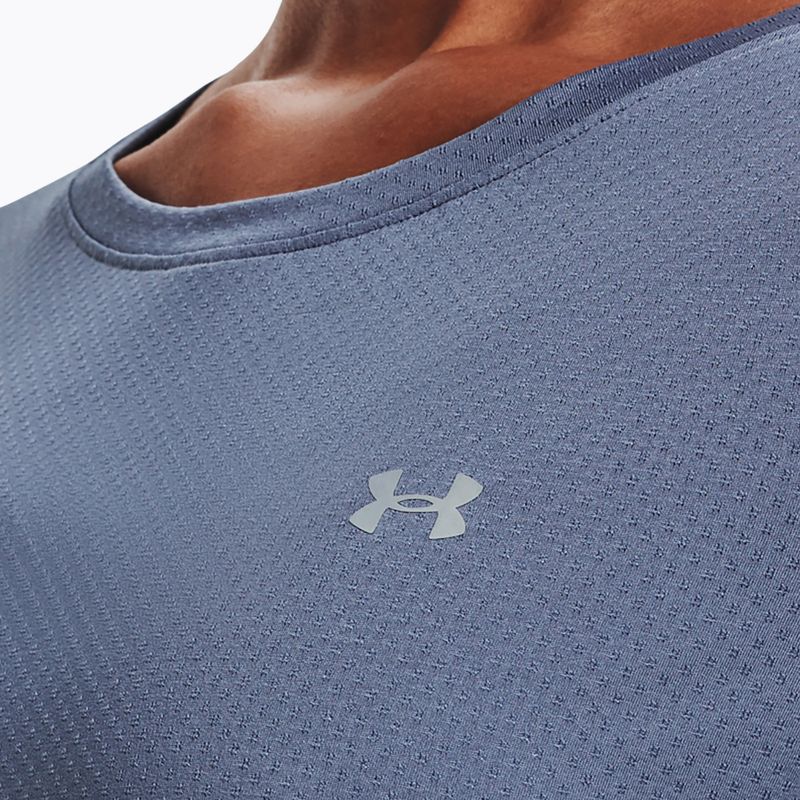 Koszulka treningowa damska Under Armour Heat Gear Armour aurora purple/metallic silver 4