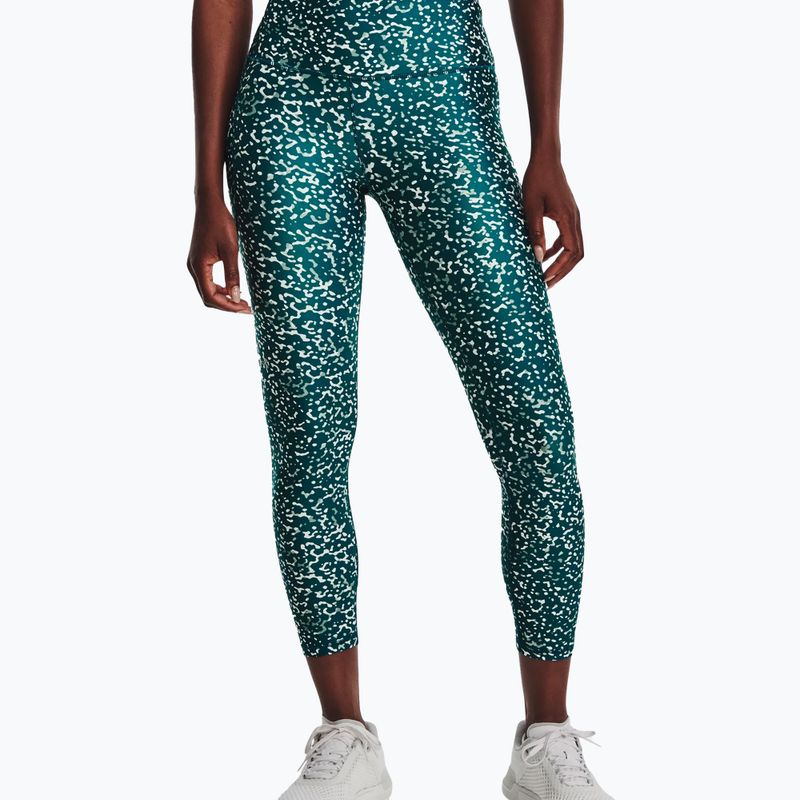 Legginsy treningowe damskie Under Armour Armour AOP Ankle Compression tourmaline teal/fresco green/opal green