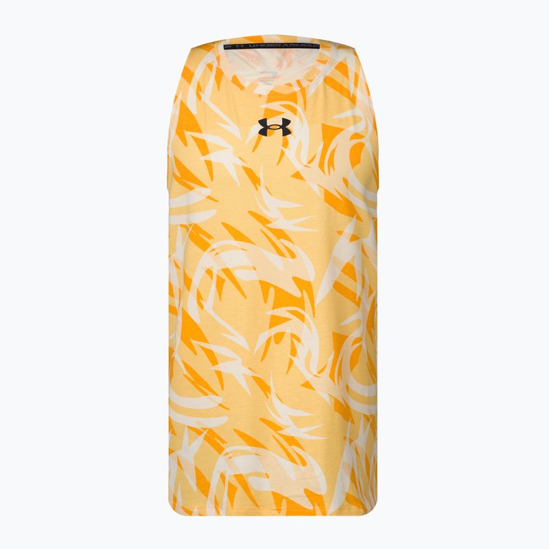 Koszulka koszykarska męska Under Armour Baseline Printed Tank rise/black